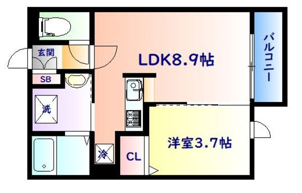 旭ケ丘駅 徒歩14分 1階の物件間取画像